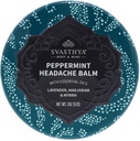 Svasthya Σώμα & Μυαλό Peppermint Κεφαλαλγία Μπάλα από Svasthya - Instant & Lasting Sinus, Ημικρανία & Άγχος Κεφαλαλγία Ανακούφιση, Έχει Peppermint, Λεβάντα, Marjoram, Μύρο - 100% Φυσικό, Κατασκευασμένο στις ΗΠΑ, 2 oz