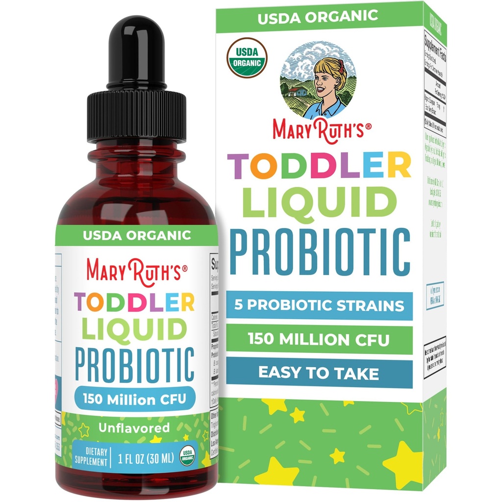 MaryRuth Organics Cocomelon Toddler Probiotic Liquid Drops 