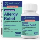 WELMATE - Levocetirizine Dihydrochloride 5mg (360 ct) - Μη Νυσταγή Αλλεργία Ιατρική - 24 ώρες - Αντιισταμινικά - Γενόσημα χάπια Αλλεργίας - Over-The-Counter Medication