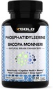 PhosphatidylSerine & Bacopa Monnieri 800 mg 2 σε 1 Συμπλήρωμα - Φυσικός Εγκέφαλος Ενισχυτής/Νοοτροπικός για ενισχυμένη εστίαση και συγκέντρωση, υποστήριξη μνήμης, & Γνωστική λειτουργία - 120 κάψουλες χορτοφάγων