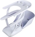 Navage Countertop Caddy - Storage Caddy Organizer για το Navage Nasal Irigation System - 3-Tier Μύτη Καθαρισμός Προμήθειες Organizer με Αποσπώμενο Δίσκο - Πλαστική Caddy Μόνο - Ρινική Φροντίδα Αξεσουάρ