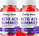 (2 Pack) Belly Blast Keto ACV Gummies - Advanced Formula Bely Blast Keto Plus ACV Gummies Apple Cider Vinegar, Διαχείριση βάρους, BelyBlast ACV Dietary Supplement Κριτικές Άνδρες Γυναίκες (120 Gummies)