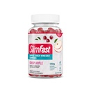 SlimFast Apple Cider Vinegar Gummys, Συμπλήρωμα διατροφής με 500mg βιολογικό μηλίτη Cinegar ανά Σερβίρισμα, Crisp Apple Flavor, 45 υπηρεσίες (Packaging May Vary)