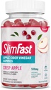 SlimFast Apple Cider Vinegar Gummys, Συμπλήρωμα διατροφής με 500mg βιολογικό μηλίτη Cinegar ανά Σερβίρισμα, Crisp Apple Flavor, 45 υπηρεσίες (Packaging May Vary)