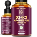 Υγρή βιταμίνη D3 με K2 & Μαγνήσιο Γλυκινικό 