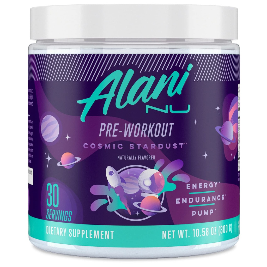 Alani Nu Pre προπόνηση σκόνη Cosmic Stardust 