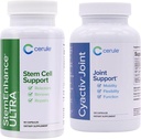 Cerule Stemenhance + Cyactive Spirulina Υποστήριξη Ultra Stem Cell Συμπλήρωμα υποστήριξης με εκχυλίσματα από μικροφύκη γλυκού νερού και θαλάσσια μακροφύκη για να βοηθήσει στην αύξηση της κυκλοφορίας ενηλίκων βλαστικών κυττάρων και Prom