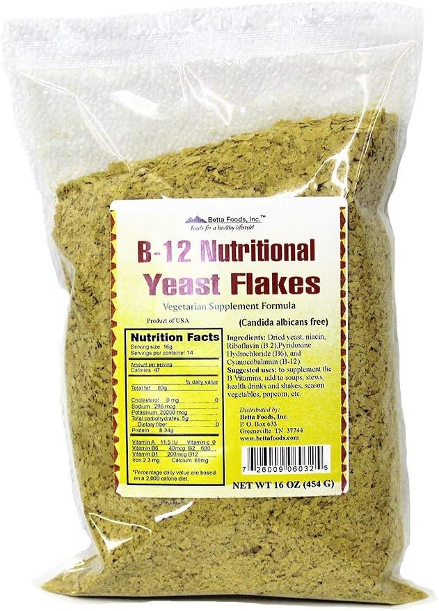 B-12 Νιφάδες διατροφικής ζύμης (γεωργικό συμπλήρωμα)