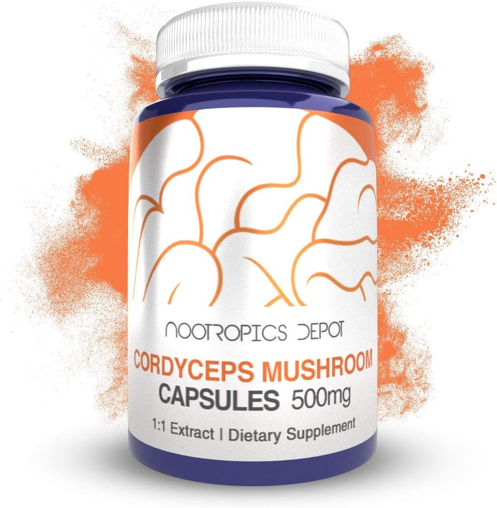 Nootropics Depot Cordyceps Mushroom Capsules 