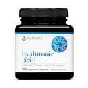 Youtheory Hyaluronic Acid Advanced Formula - Κοινό συμπλήρωμα υποστήριξης με εκχύλισμα Boswellia* - Συμπλήρωμα υγείας δέρματος - Γαλακτοκομικά, χωρίς σόγια και γλουτένη - 120 κάψουλες χορτοφάγων