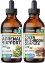 BIO KRAUTER Επινοητική Υποστήριξη Βάμμα 4 Fl. Oz. & Δεκάδες Mushroom Βάμμα 4 Fl. Oz.