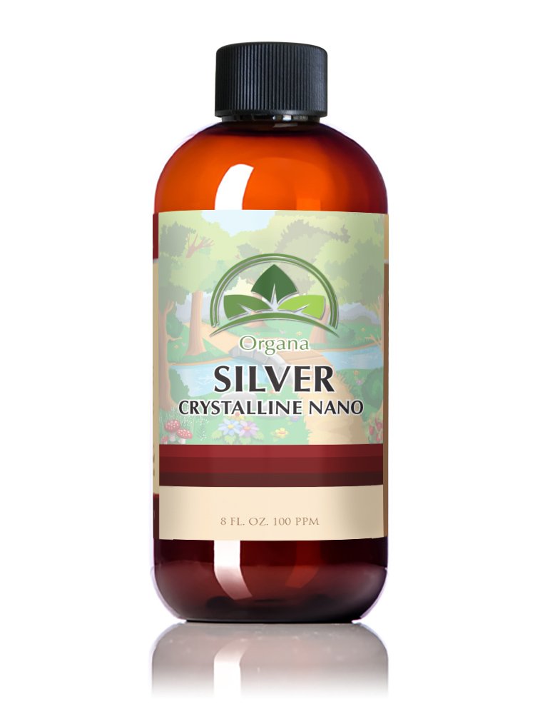 Organa Nano Colloyal Silver 8 oz (100 PPM)- Το καλύτερο κολλοειδές ασήμι - κολλοειδή ορυκτά