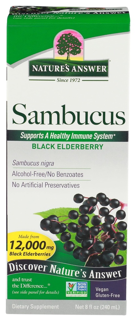 Απάντηση της φύσης Sambucus Elder Berry Extract Syrup 8 Ουγγιά ( 3 Πακέτο) 