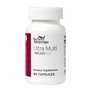 Βαριατρικό Πλεονέκτημα Ultra Multivitamin με σίδηρο - Ultra Multi με σίδηρο - Κάψουλες Μορφή Multivitamin - Παρέχει πλήρες σύμπλεγμα βιταμινών Β - με βιταμίνη C, Χρώμιο & Περισσότερα - 90 κάψουλες
