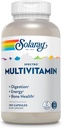SOLARAY Spectro Multivitamin, Iron Free - Multi Vitamin w/Calcium, Magnesium, Energizing Greens, Digestive Enzymes - Digestion, Cellular Energy, Bone Health, Immune Support, 41 Μερίδες, 250 Κάψουλες