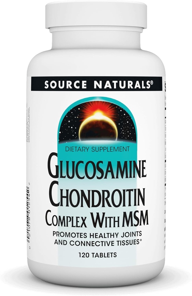 Source Naturals Glucosamine Chondroitin Complex με Msm - 120 δισκία