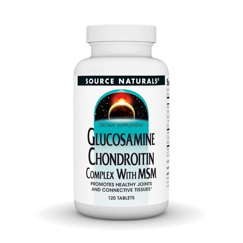 Source Naturals Glucosamine Chondroitin Complex με Msm - 120 δισκία