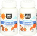 365 από το Whole Foods Market, Kids Essentials Chewable Vitamin C, 90 Count (Pack of 2)