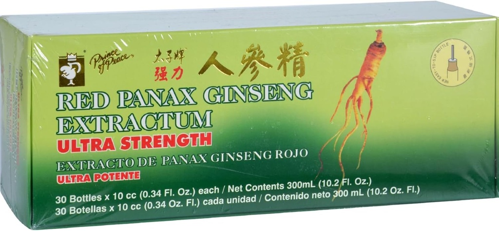 Prince of Peace Red Panax Ginseng Extractum Ultra Strength - 30 φιαλίδια
