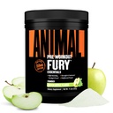 Zimal Fury Pre Workout Powder - Green Apple, 350mg καφεΐνη, BCAA Amino Acids, 2g Beta Alanine, Κιτρουλίνη & Τυροζίνη, Ενέργεια, Εστίαση, Δύναμη, Αντοχή, Προπόνηση για Άνδρες & Γυναίκες, 20 Υπηρεσίες