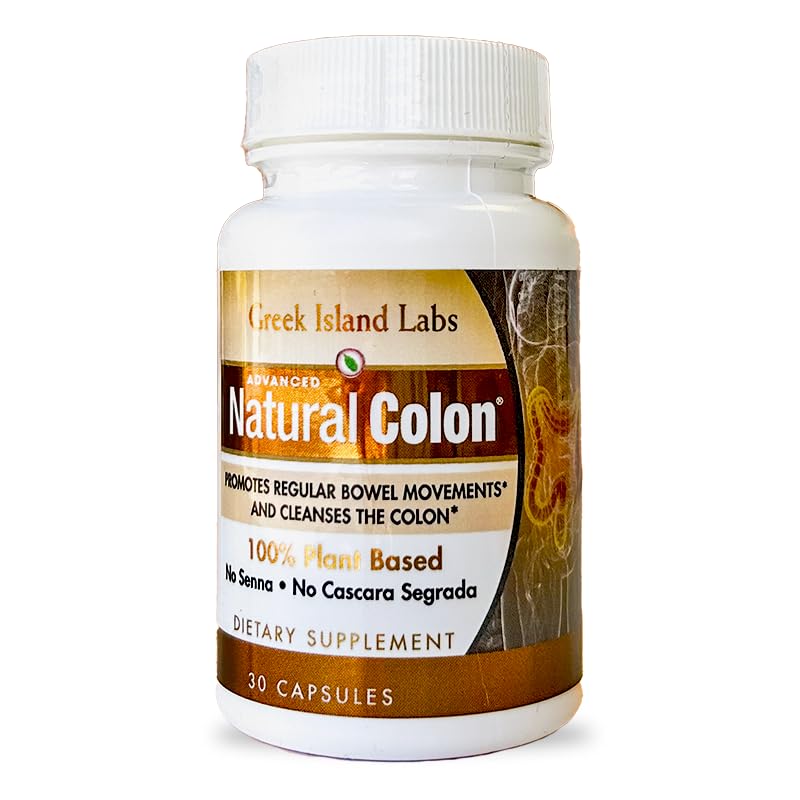 Natural Colon Cleanse Συμπληρώματα – 30-Day Supply – Gentle Digestive Detox – Βοηθά στη μείωση του αερίου, Bloating & Δυσκοιλιότητα – Υποστηρίζει υγιή λειτουργία Gut