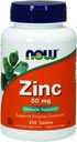 NOW Γλουκονικός ψευδάργυρος, 50 mg, 250 δισκία