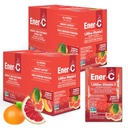 Ener-C Tangerine & Grapefruit Multivitamin Drink Mix, 1000mg Βιταμίνη C, μη ΓΤΟ, Vegan, Real Fruit Juice Powders, Natural Immunity Support, Electrolytes, Gluten Free, 2-Packs of 30 (60 Count)