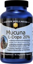 Mucuna Pruriens L-Dopa – 20% L Dopa Velvet Bean Extract, συμπλήρωμα υποστήριξης Dopamine Mood, φυσικό ενισχυτικό για την υγεία του εγκεφάλου για σούπερ εστίαση, ενέργεια, και κορυφαία απόδοση, 90 κάψουλες