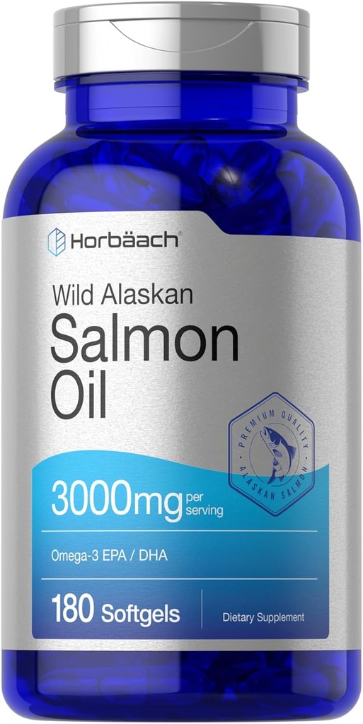 Horbäach Wild Alaska Salmon Fish Oil 