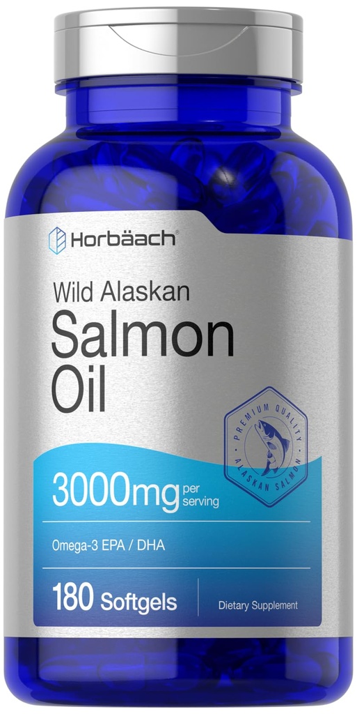Horbäach Wild Alaska Salmon Fish Oil 