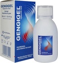 Gengigel Hyaluronic Acid Mouthrinse (300 ml), Λύση στοματικής φροντίδας για την υγεία των ούλων, μειώνει την ανησυχία, βοηθά στην ανακούφιση της ύφεσης των ούλων και της ουλίτιδας, χωρίς αλκοόλ ή SLS, Vegan & Kosher