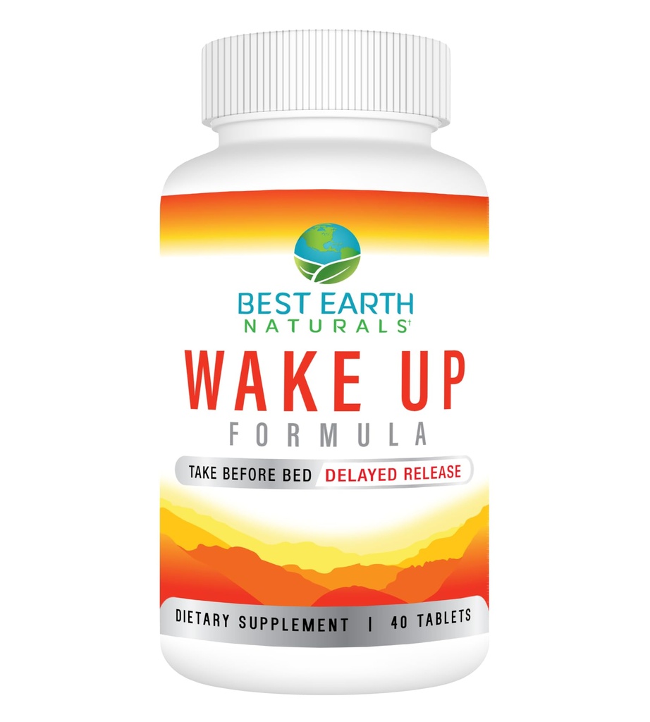 Best Earth Naturals Wake Up Formula, Συμπλήρωμα Καθυστερημένη ενέργεια κυκλοφορίας του χρόνου 40 κόμης