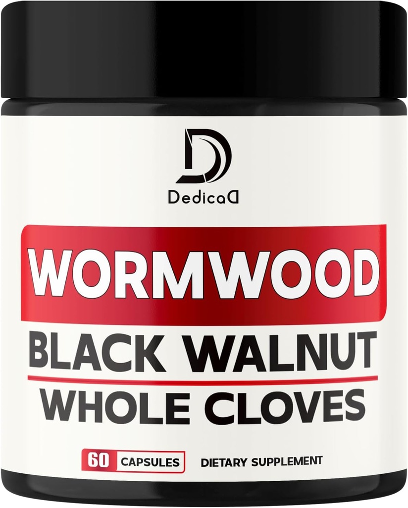 12in1 κάψουλες Wormwood Black Walnut Cloves, Ginger, Turmeric Curcumin & Black Pepper - ανοσοποιητικό σύστημα - 60 κάψουλες