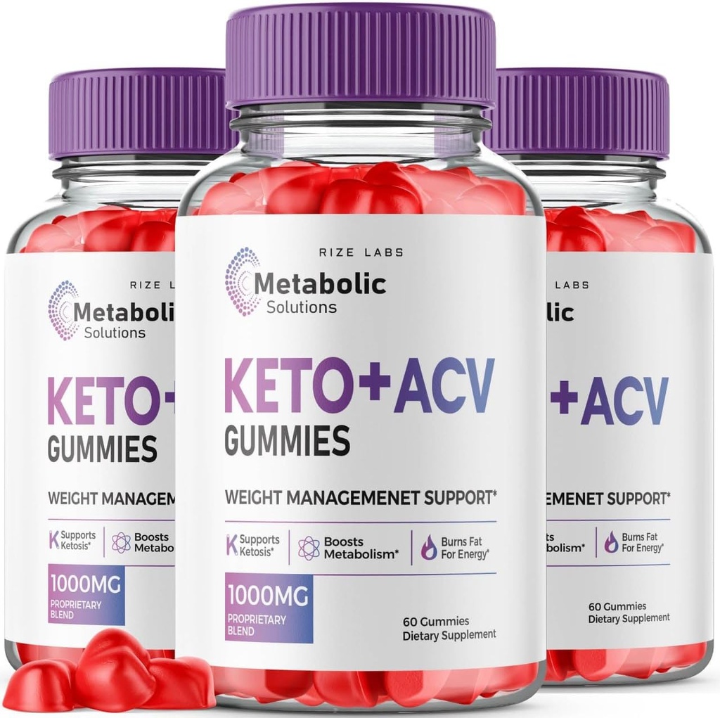 rize labs (Συσκευασία 3 Μεταβολικών Λύσεων Keto+ACV Gummies για Σύνθετη απώλεια βάρους, Σύνθετη συμπλήρωμα Φόρμουλα, Κριτικές (180 Gummies)