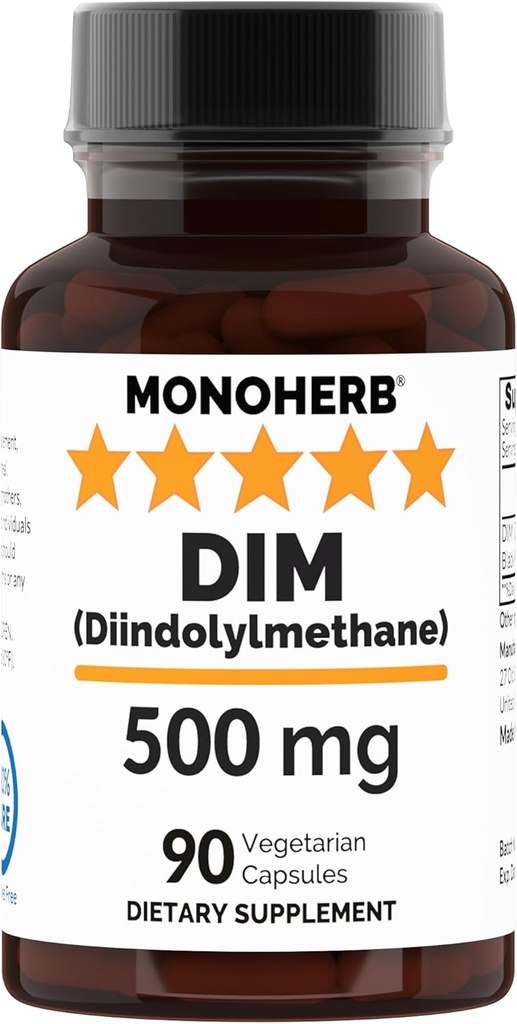 MONOHERB DIM Diindolylmethane 500 mg - 90 Καψάκια