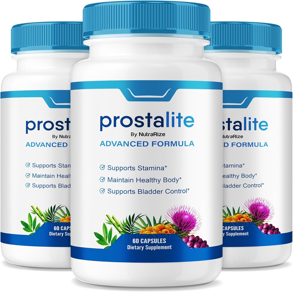 (3 Pack) Prostalite Capsules, Prostalite Prostate Support Supplement, Prostalite All-Natural Supplement for more Control, Prostalite Maximum Strength Pills, Prosta lite Reviews (180 Capsules)