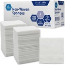 MED PRIDE 3x3 σε Gauze Pads 200 Pack, μη αποστειρωμένο, 4 Ply, μη κληρονομικό Mesh ληστές, απορροφητικό τραύμα φροντίδας φορώντας σφουγγάρια