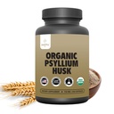 Οργανικές κάψουλες Psyllium Husk 750 mg, Φυσικό συμπλήρωμα ινών για την υγεία των ούλων* - Εναλλακτική της σκόνης Psyllium Husk, Zealthy Life, 250 κάψουλες