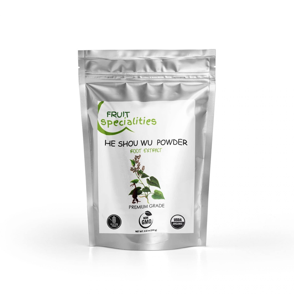 Βιολογικό He Shou Wu, Pure Fo-Ti Root Powder (3,52 oz)