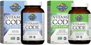 Garden of Life Men's 50+ Multivitamin and B Complex Vitamin Raw Whole Food 120 Capsule Supplement Bundle