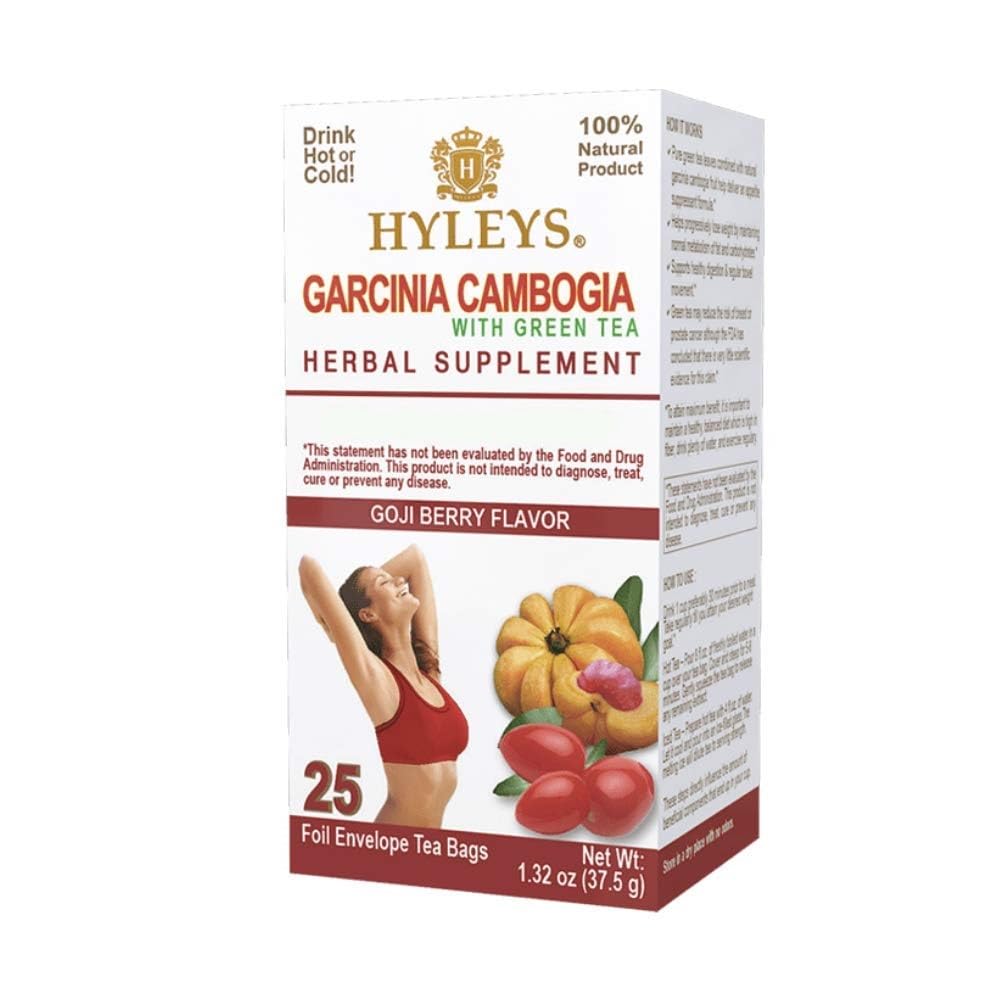 Τσάι Garcinia Cambogia Πράσινο Τσάι με Goji Berry Γεύση - 25 Τσάντες Τσάι
