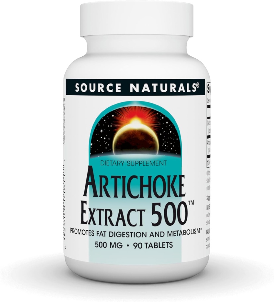 Source Naturals Artichoke Extract 500mg, 90 δισκία