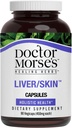 Doctor Morse's Liver/Skin Care Supplement - Natural Digestive System Health & Rebution Support - Naturopath Formated - Σπόροι γαϊδουράγκαθου γάλακτος, Burdock, Bayberry, Dandelion Root - 90 κάψουλες