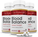 Justified Laboratories (3 Pack Blood Balance Advanced Formula 620MG Supplement Pills 180 Capsules