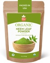 SPICY ORGANIC Neem Powder – 16 oz. - Certified USDA Organic -Non-GMO - Φρέσκα Αποξηραμένα Φύλλα Νερού σε σκόνη για υγιή μαλλιά και δέρμα - Azadirachta Indica Ayurvedic Herb για τη συνολική ευεξία