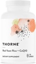 THORNE - Red Yeast Rice + CoQ10 - Διατήρηση Υγιεινή Χοληστερόλη Επίπεδα & Υποστηρίζει Καρδιαγγειακή Υγεία - Προστέθηκε Αντιοξειδωτική Υποστήριξη* - Χωρίς γλουτένη, Γαλακτοκομικά Χωρίς - 120 Σερβιέτες