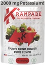 Krampade Electrolytes Powder Potium Supplement - 2000 mg K+, >2X Περισσότερα από Coconut Water 