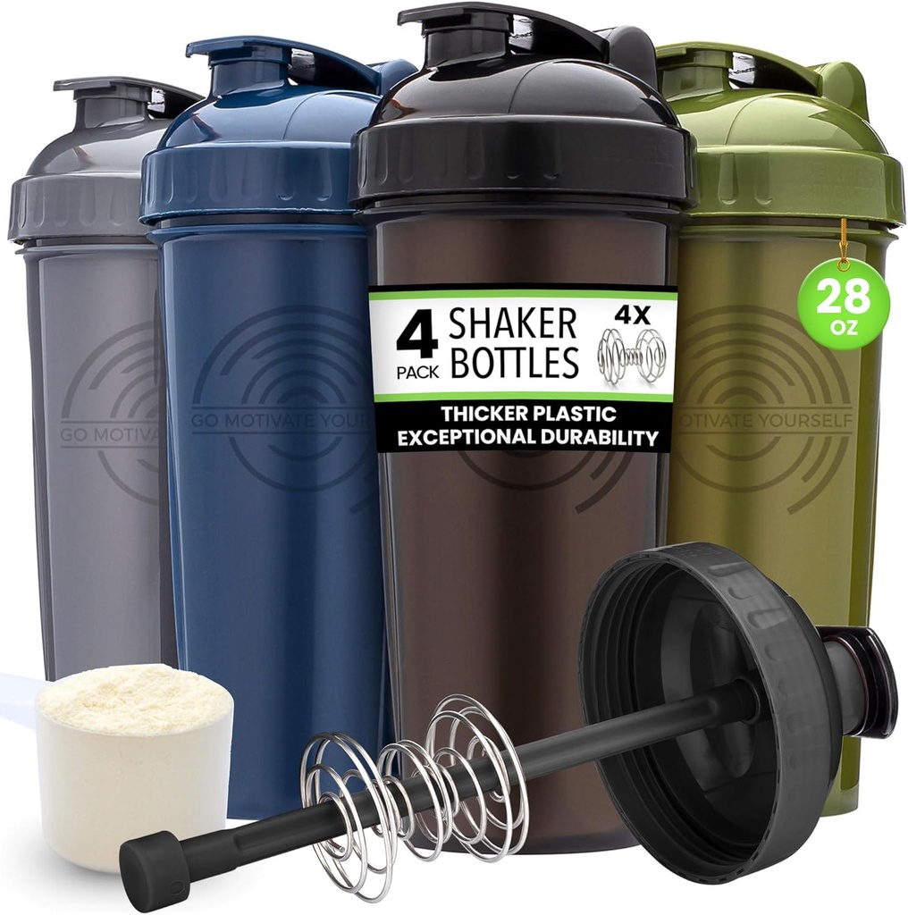 GOMOYO [4-Pack] 28-Ounce Shaker μπουκάλι 