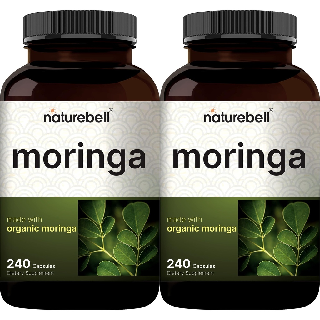 NatureBell Pure Moringa Κάψουλες 8.000mg ανά σερβίς (2 Pack) 