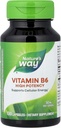 Nature's Way Vitamin B-6 Supplement, Cellular Energy Support*, 50mg per Serving, 100 Capsules
